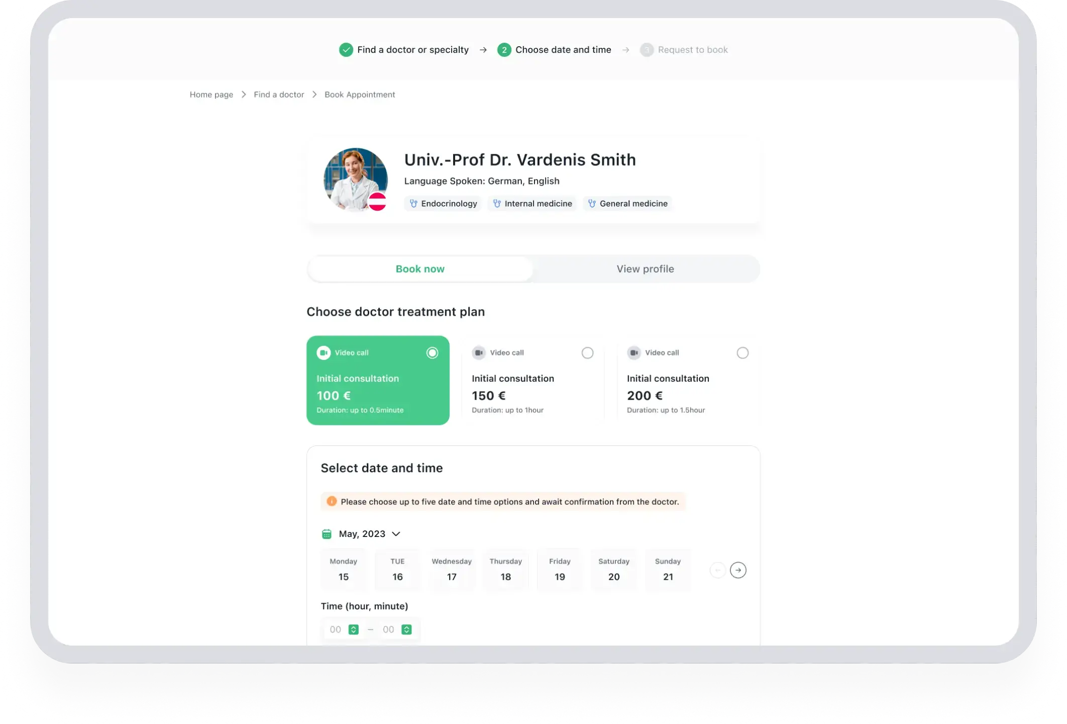Удобное планирование посещений с MedicusUnion для упрощения планирования медицинских услуг.
